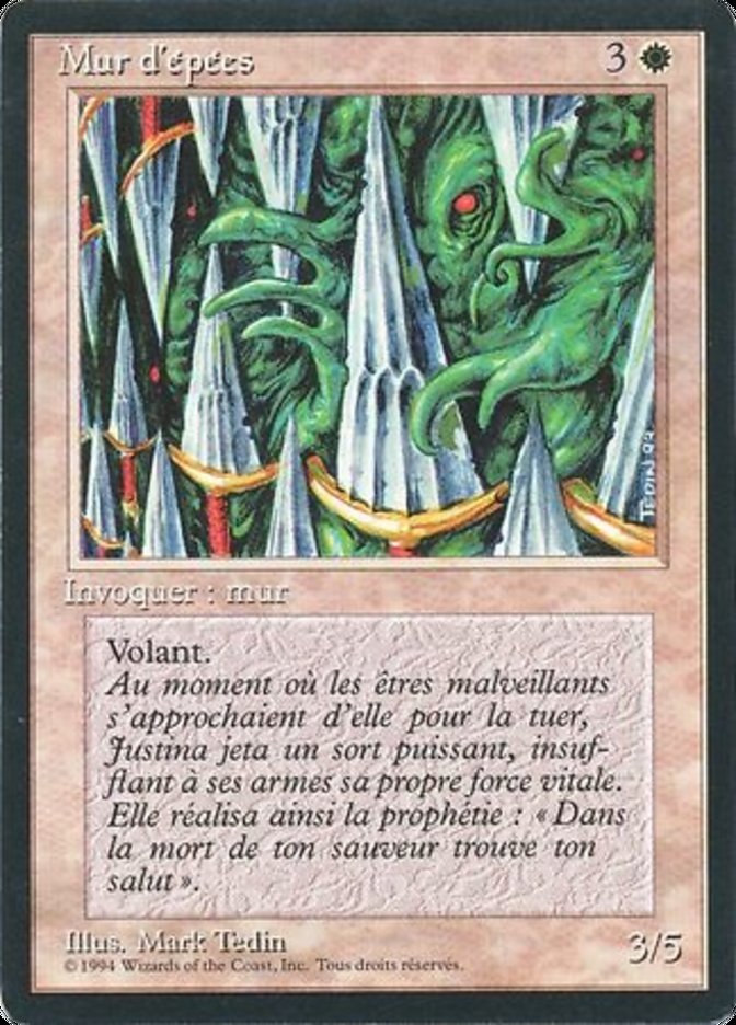 image Mur d'épées