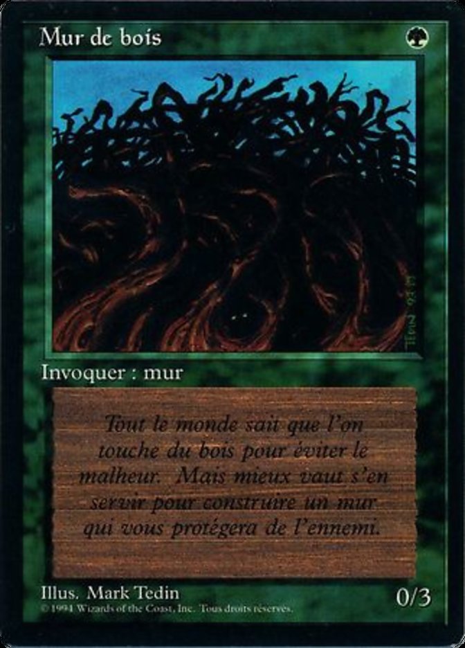 image Mur de bois