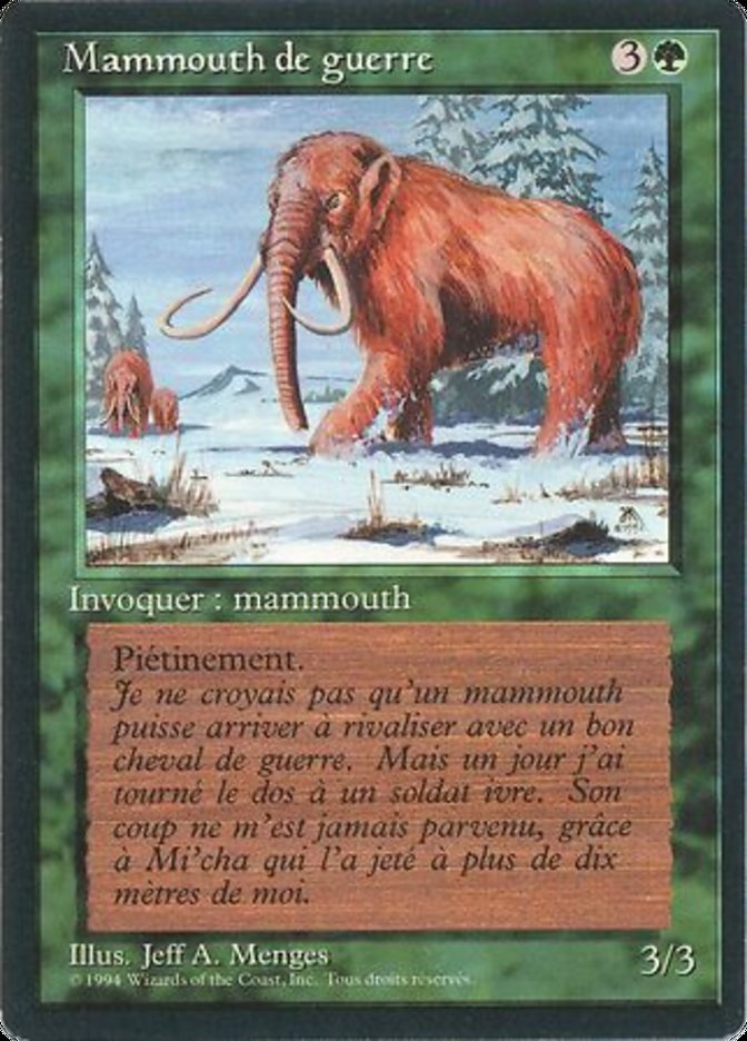 image Mammouth de guerre