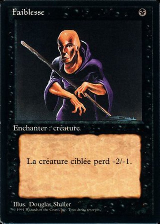 image Faiblesse