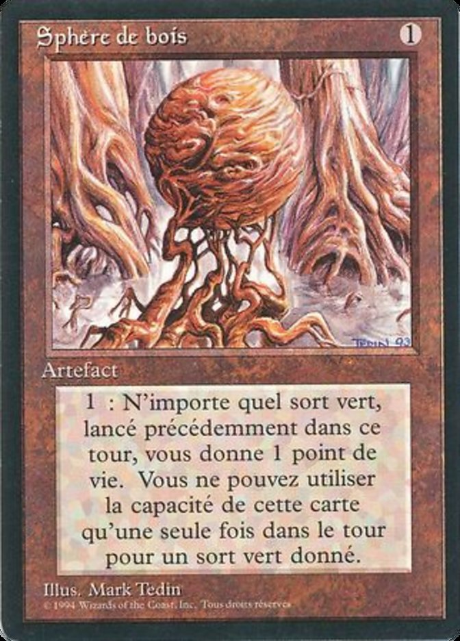 image Sphère de bois
