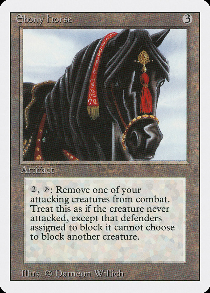 image Ebony Horse