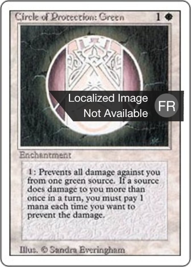 image Cercle de protection : vert