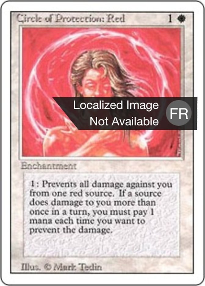 image Cercle de protection : rouge