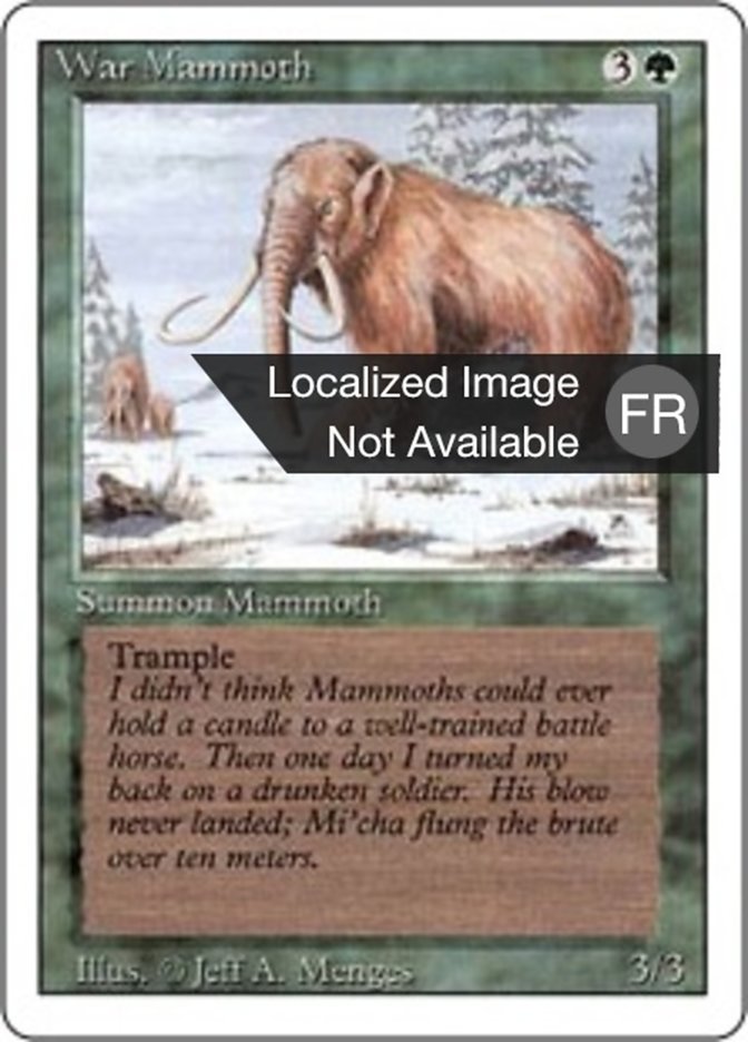 image Mammouth de guerre