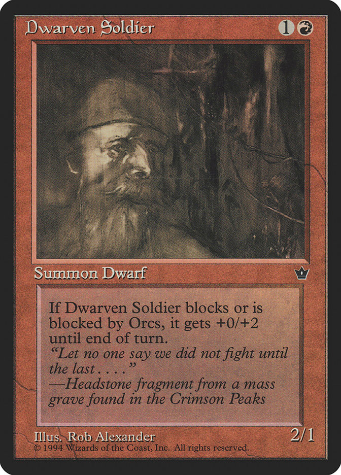 image Dwarven Soldier