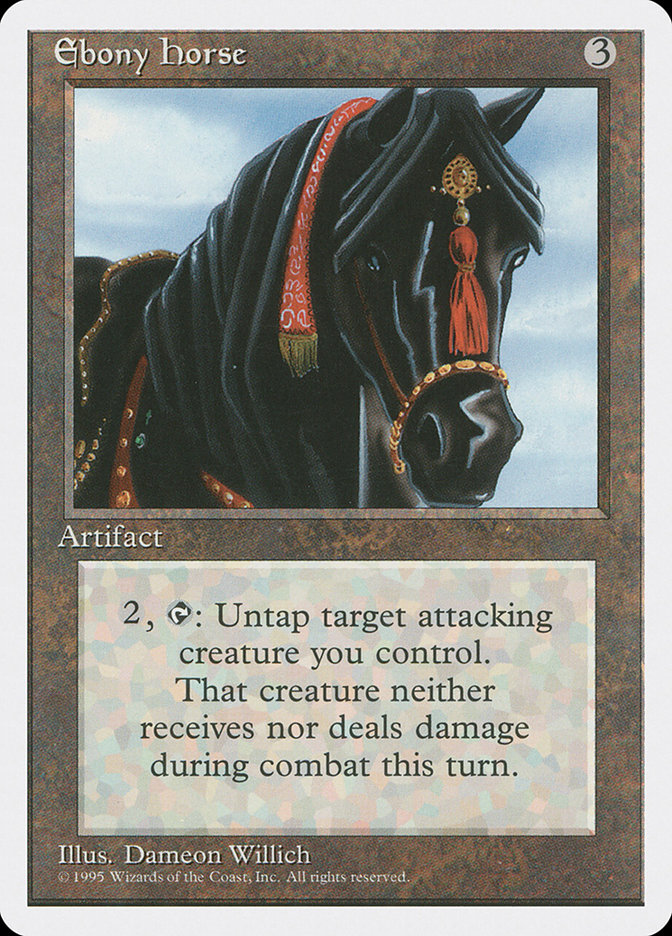 image Ebony Horse