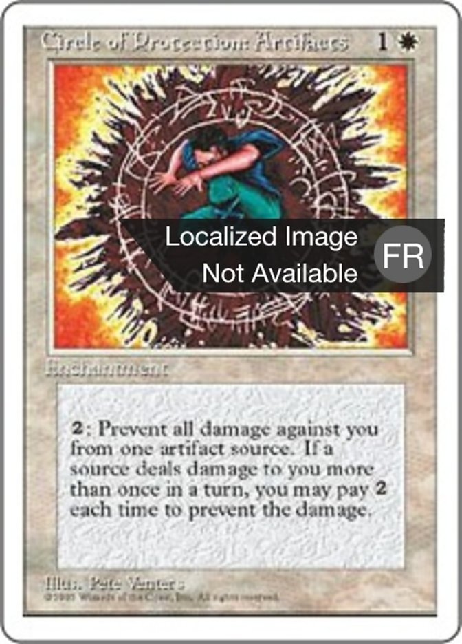 image Cercle de protection : artefacts