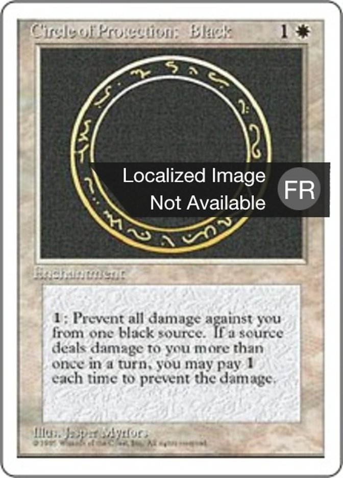 image Cercle de protection : noir