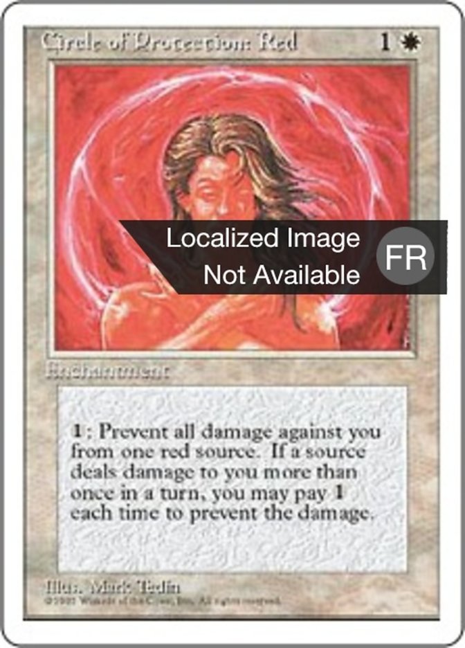 image Cercle de protection : rouge
