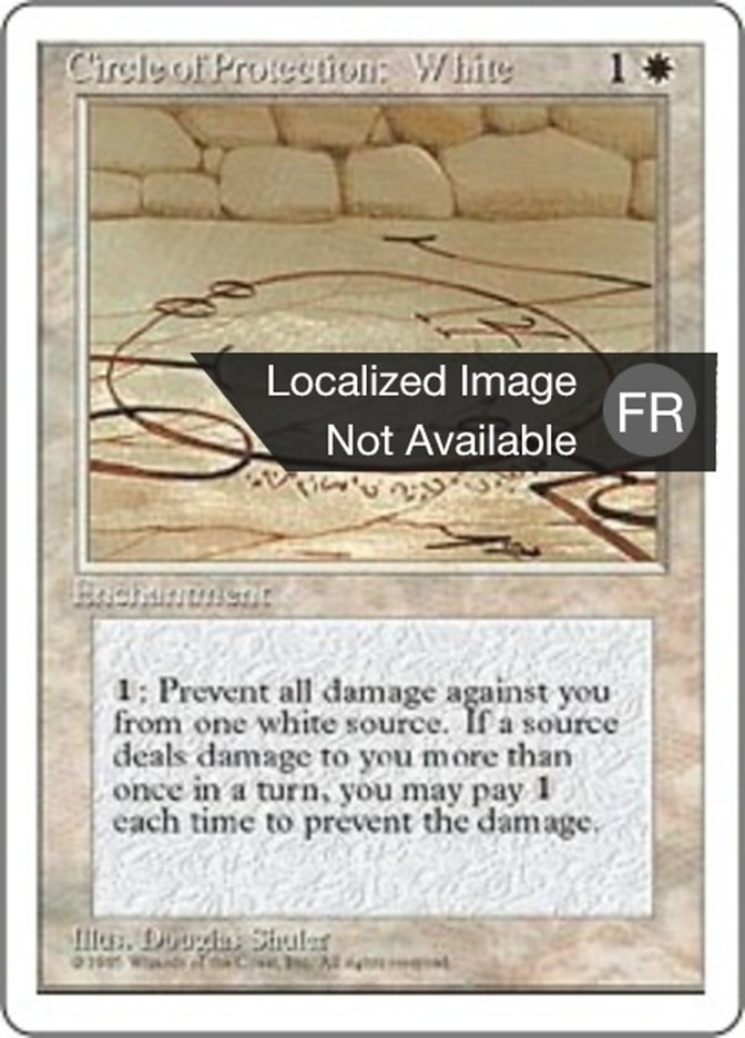 image Cercle de protection : blanc