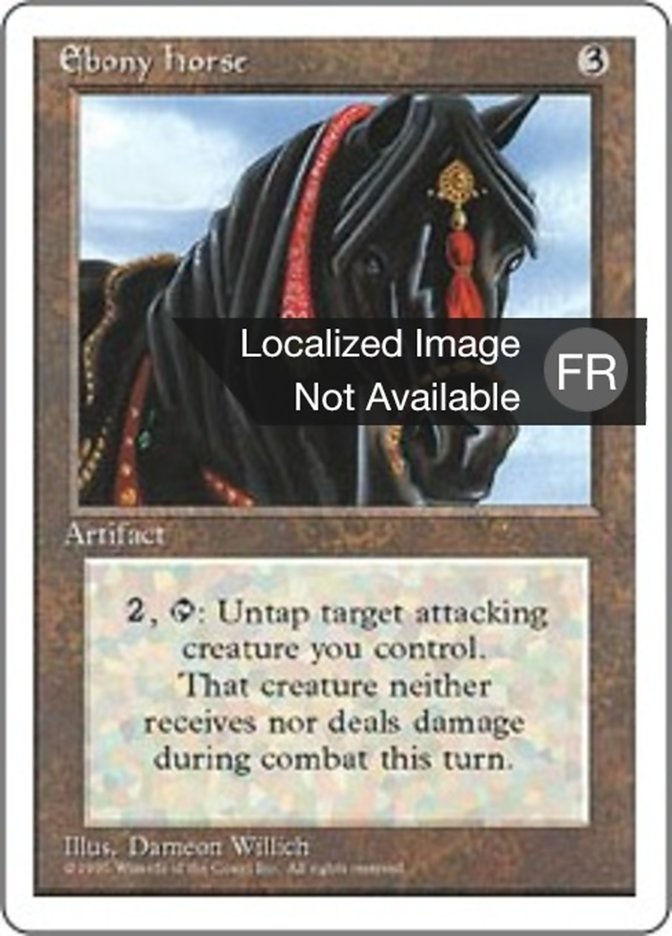 image Cheval d'ébène