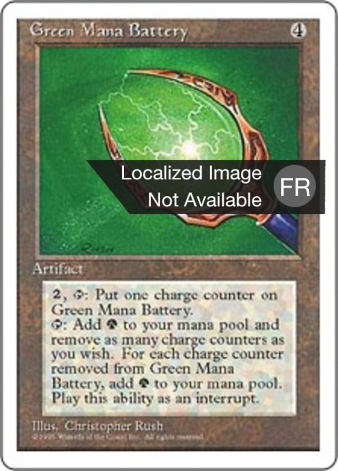 image Accumulateur de mana vert