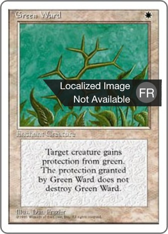 image Rune de garde verte