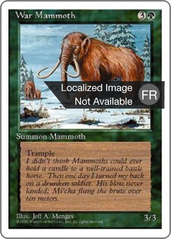 image Mammouth de guerre