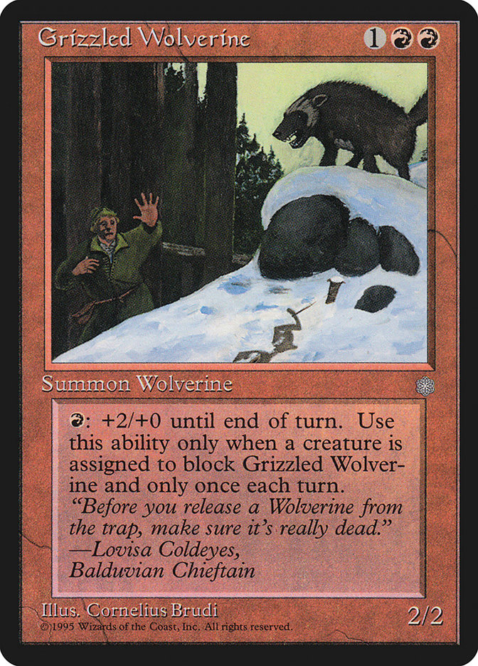 image Grizzled Wolverine