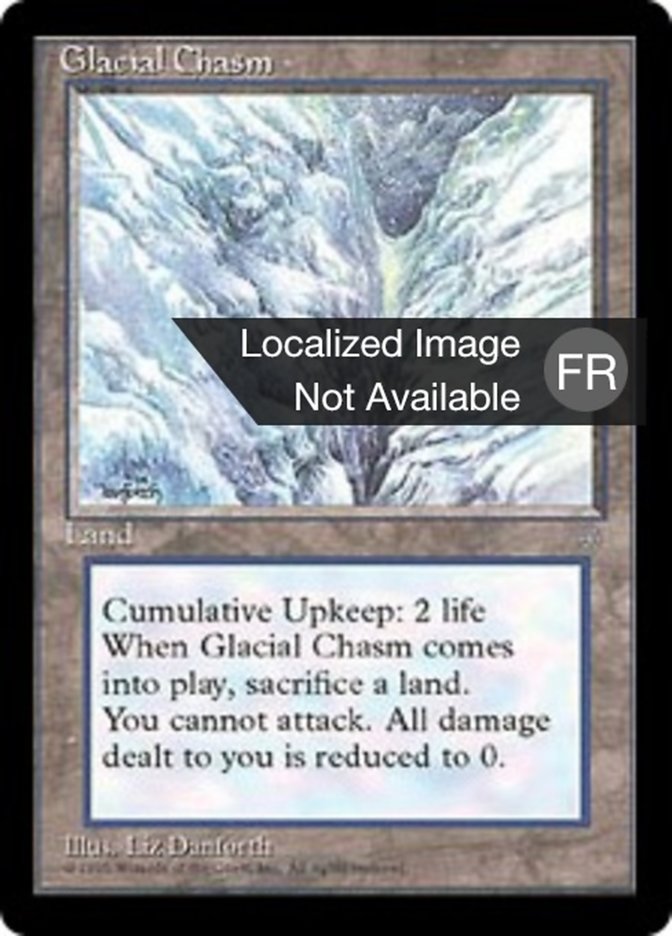 image Précipice glaciaire