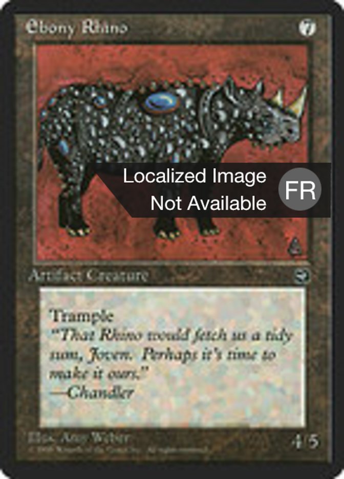 image Rhinocéros d'ébène