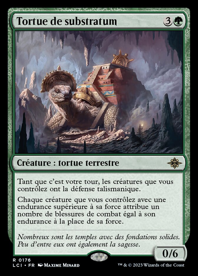 image Tortue de substratum