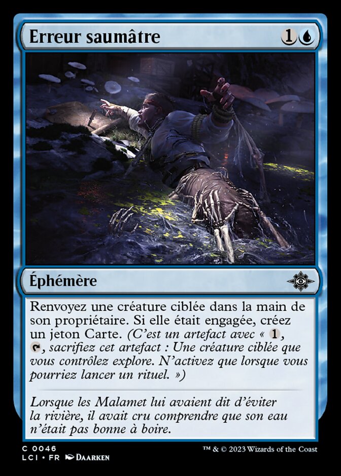 image Erreur saumâtre