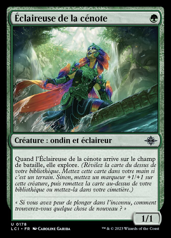 image Éclaireuse de la cénote