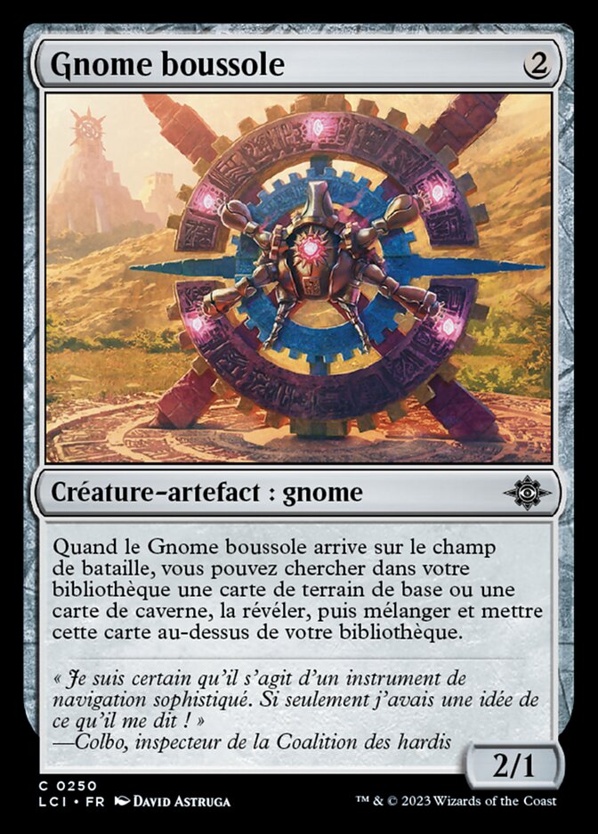 image Gnome boussole