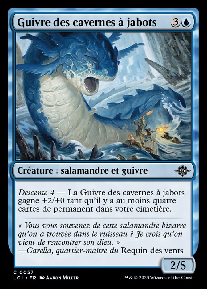 image Guivre des cavernes à jabots