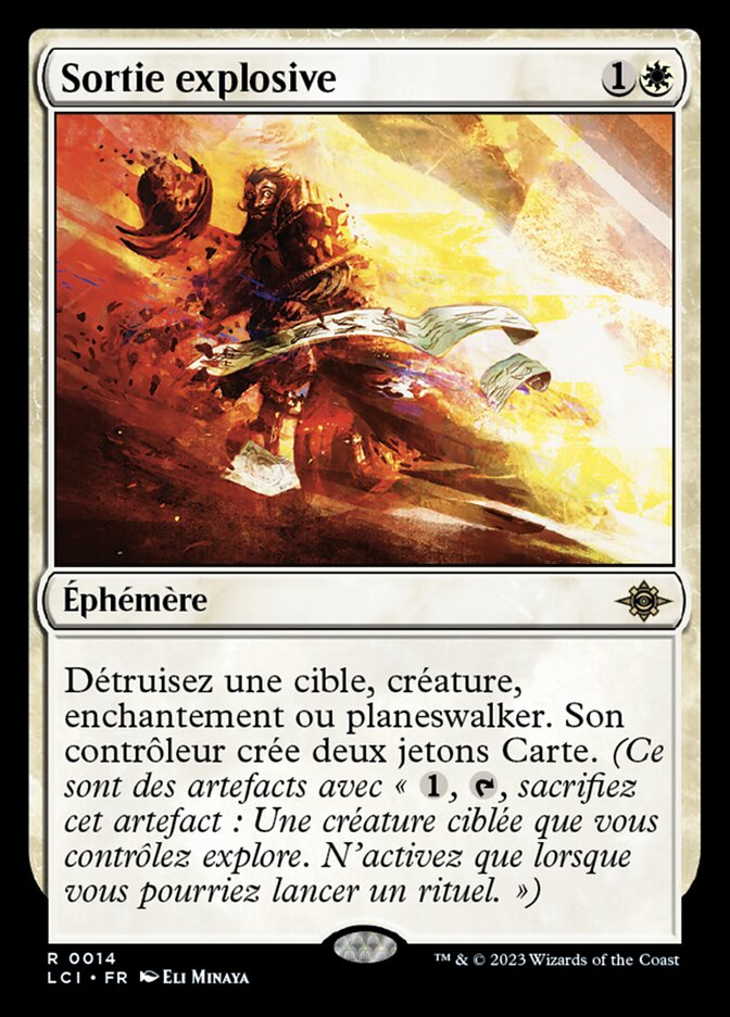 image Sortie explosive