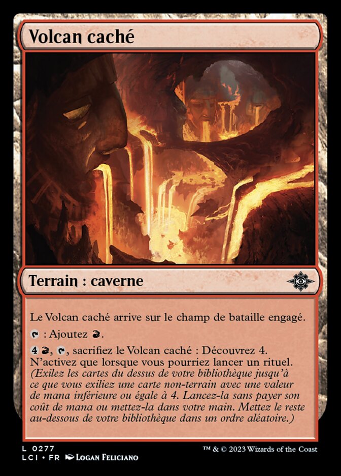 image Volcan caché