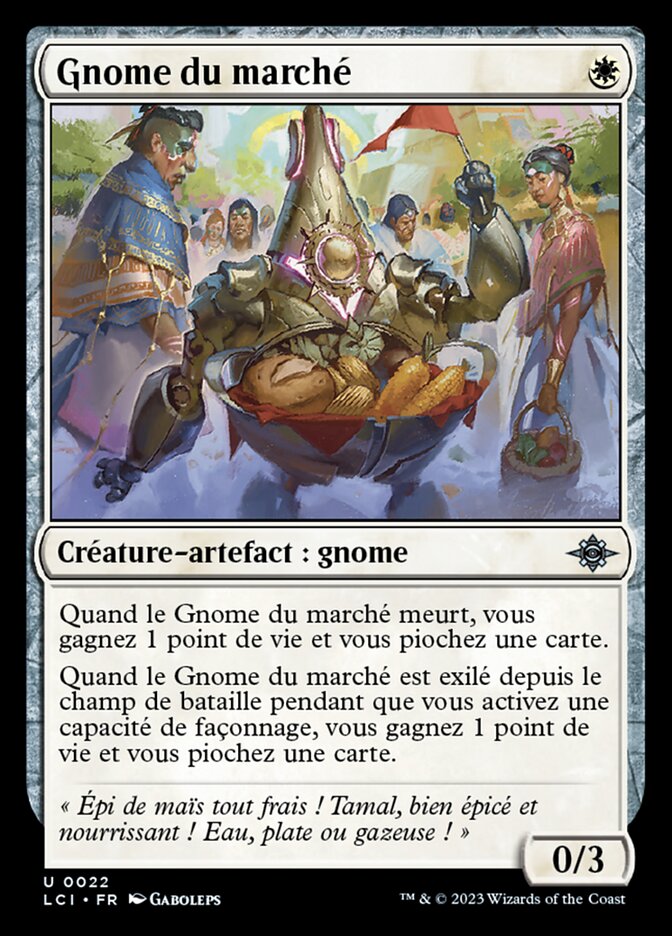 image Gnome du marché