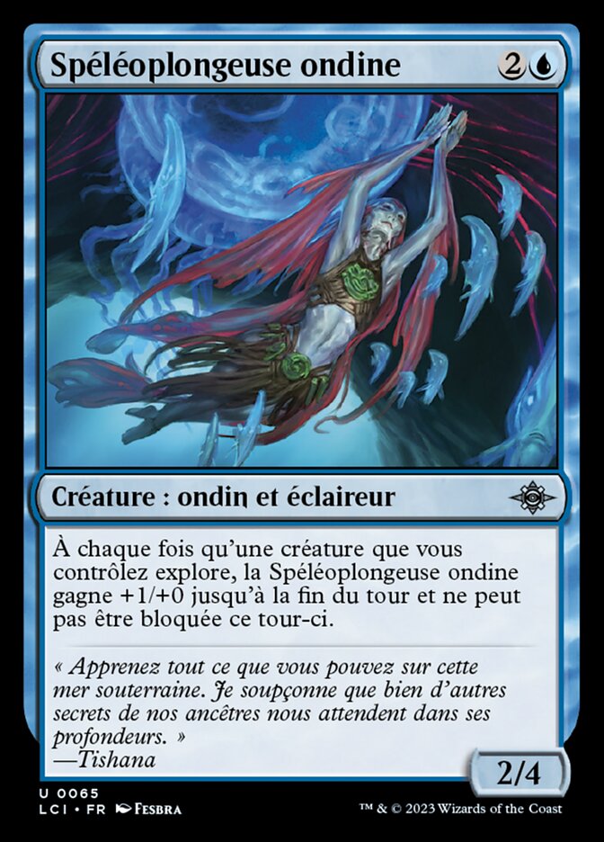 image Spéléoplongeuse ondine