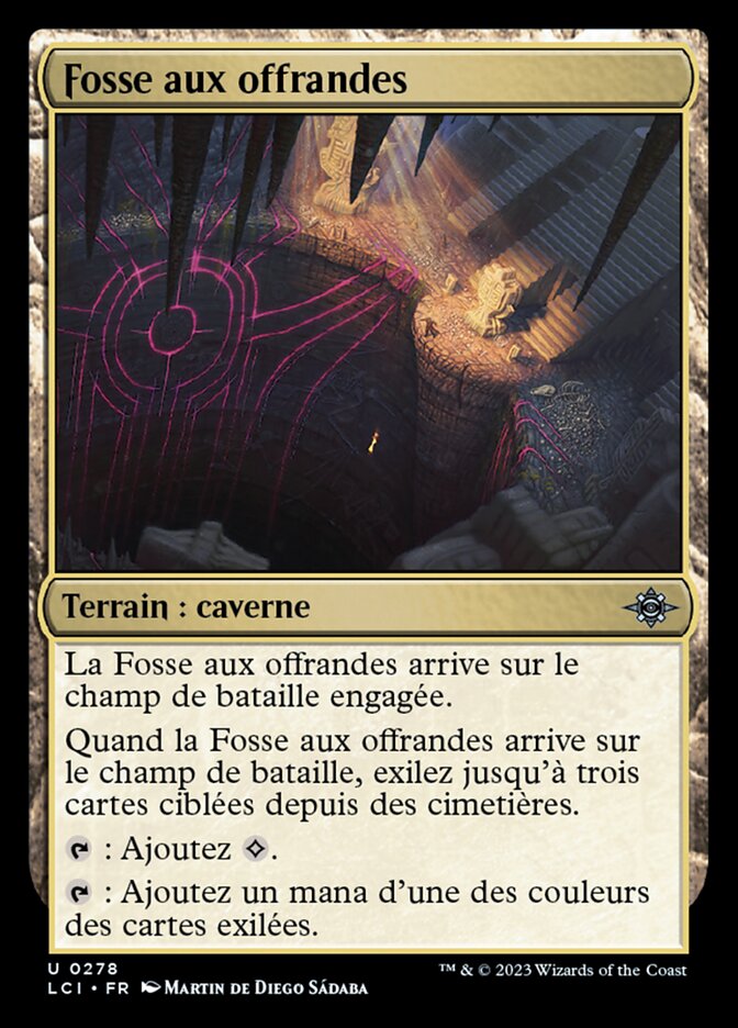 image Fosse aux offrandes