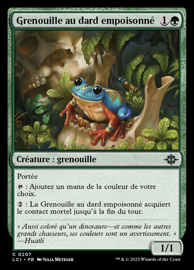 image Grenouille au dard empoisonné