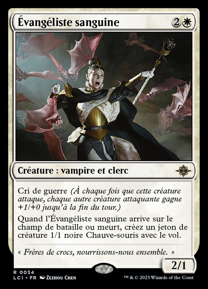 image Évangéliste sanguine