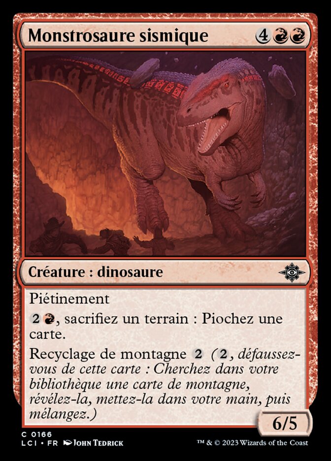 image Monstrosaure sismique