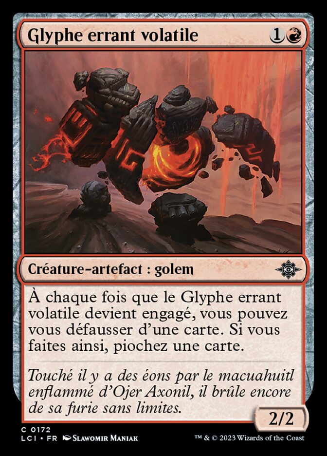 image Glyphe errant volatile