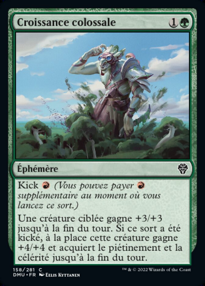 image Croissance colossale