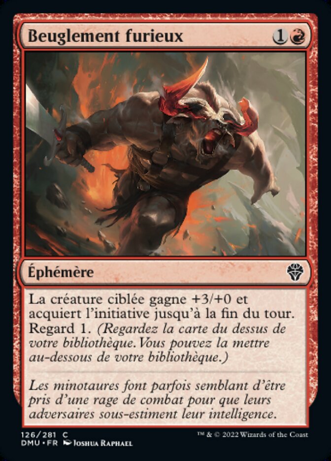 image Beuglement furieux