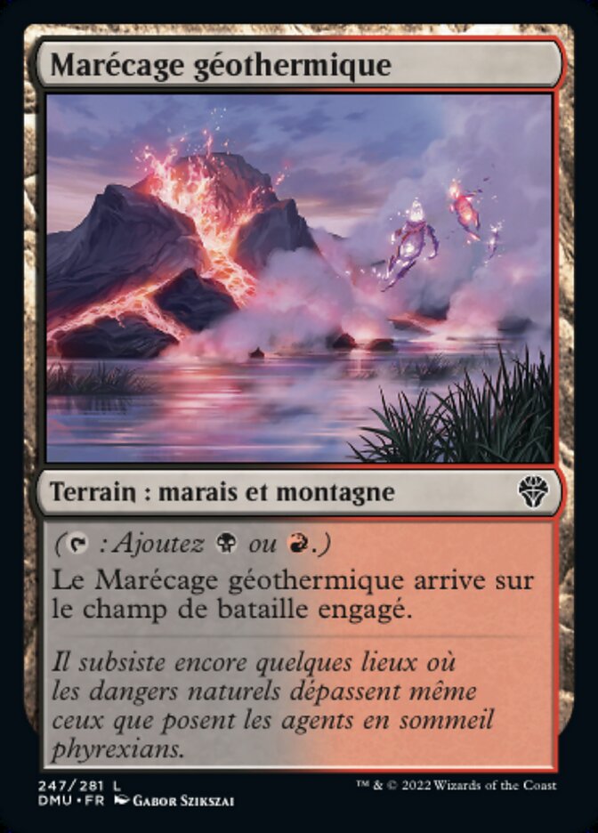 image Marécage géothermique
