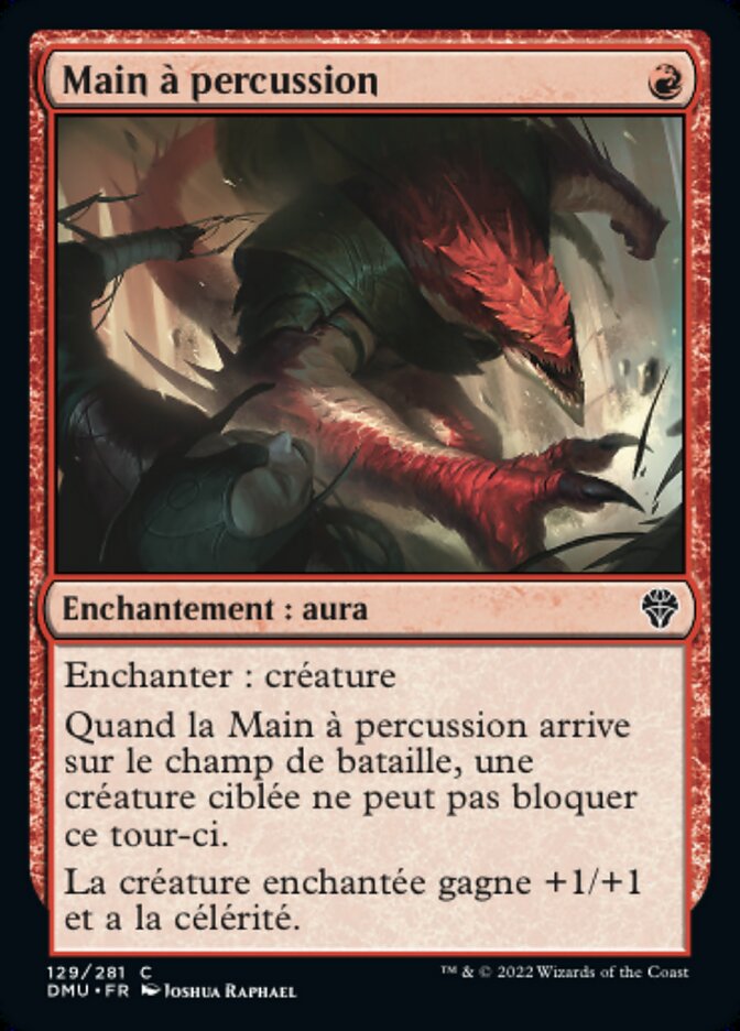 image Main à percussion