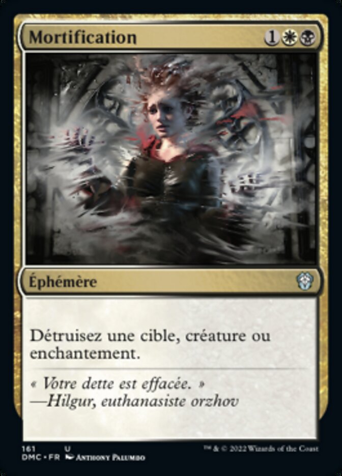 image Mortification