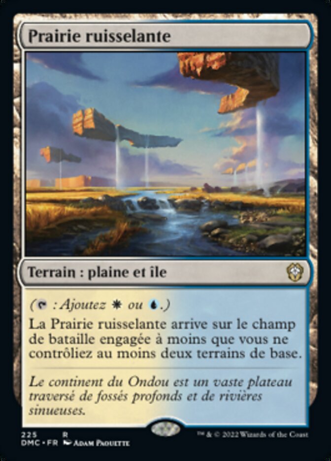 image Prairie ruisselante