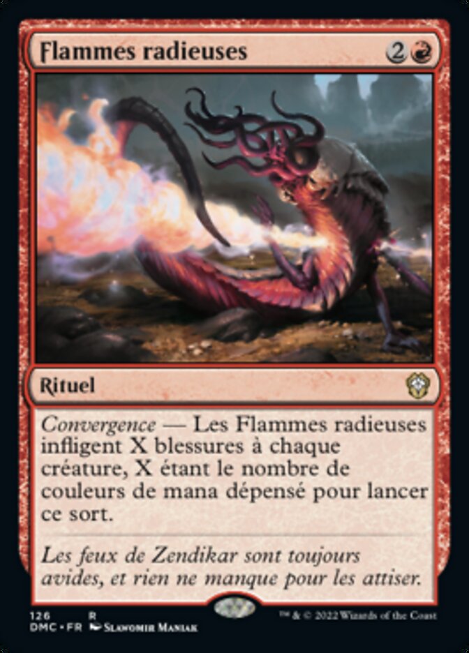 image Flammes radieuses