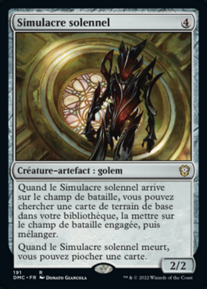 image Simulacre solennel