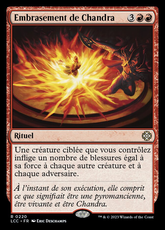 image Embrasement de Chandra