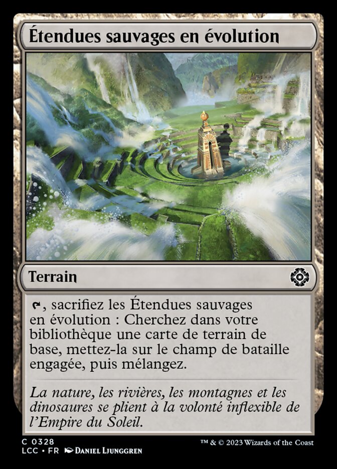 image Étendues sauvages en évolution