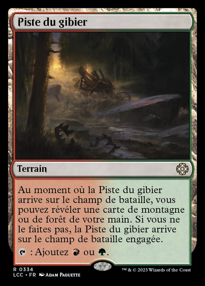 image Piste du gibier