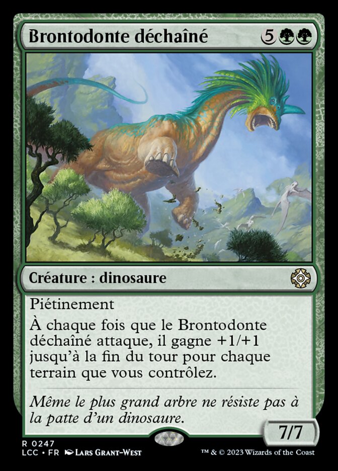 image Brontodonte déchaîné