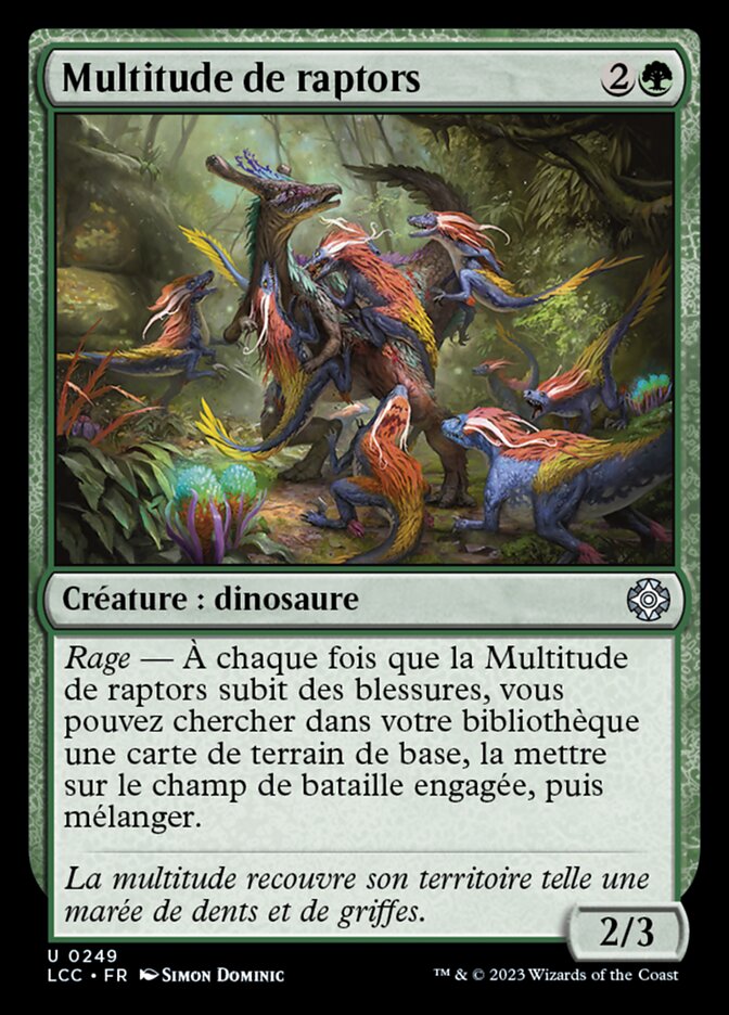 image Multitude de raptors