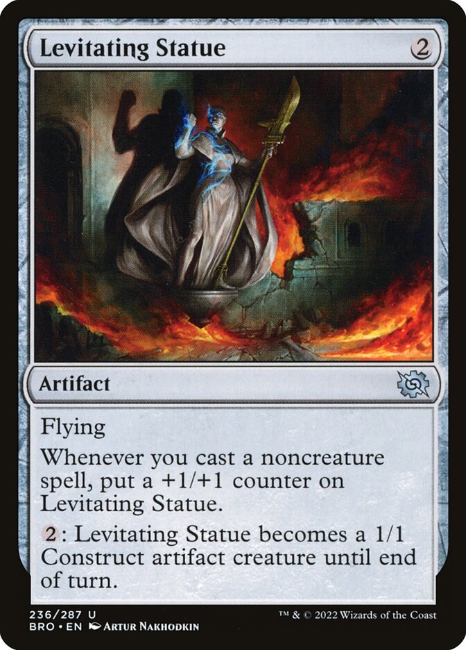 image Levitating Statue